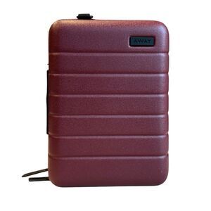 AWAY Travel Mini Toiletry Suitcase Limited Edition RARE Red Brick/Plum